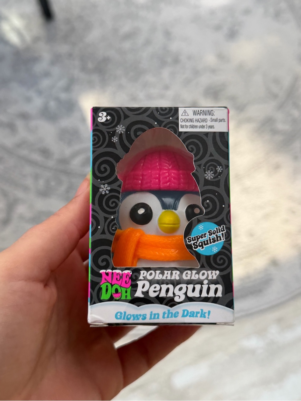 Needoh Polar Glow Penguin - Blue